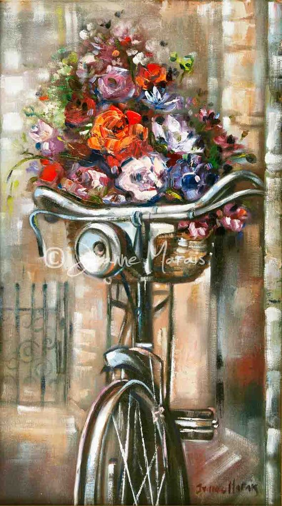 Bicycle vase