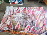 Protea fleece blanket