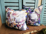 Orchids & jade cushions