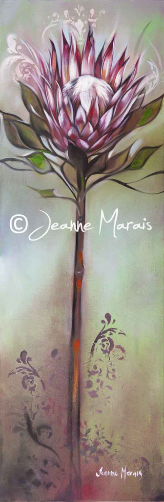 Protea vintage two - Jeanne Marais