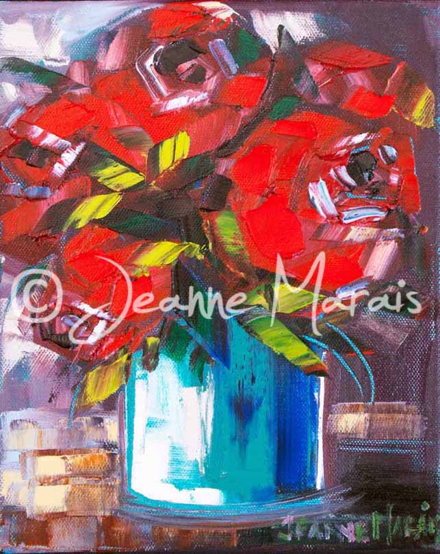 Red roses one